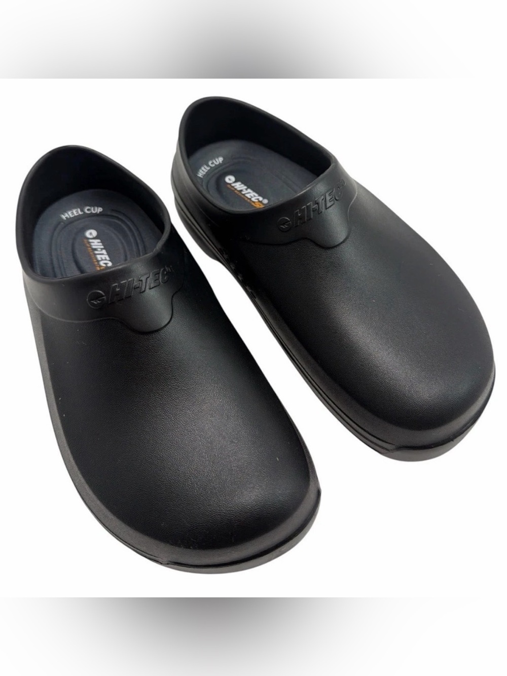Hi-Tec SR Slip Resistant Work Clogs Black M.P.A.C.T. Foam Size 6 Women’s